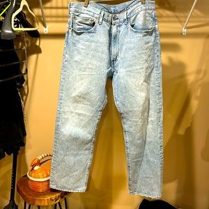 Levis denim light wash 551 34x32